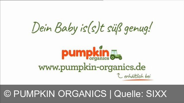 TV Werbung pumpkin organics - Pumpkin Organics ist der neue gemüsegebabysnack. Hebamme und Ärzte sind sich einig, das, was Babys jetzt lieben, werden sie auch später lieben. Deshalb haben wir von Pumpkin Organics bis zu 70% Gemüse in die Quetschies gepackt. Dadurch haben wir viel weniger Zucker als reine Fruchtquetschies. Denn dein Baby ist süß genug.