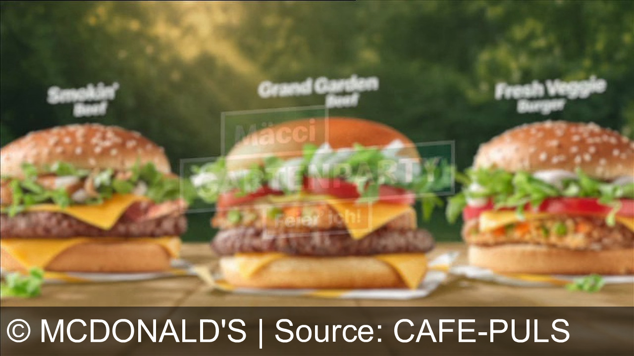 TV Werbung mcdonald's - Feiere die Vielfalt bei der Mackie Garden Party: Grand Garden Beef, Smokin' Beef und Fresh Veggie Burger warten auf dich!