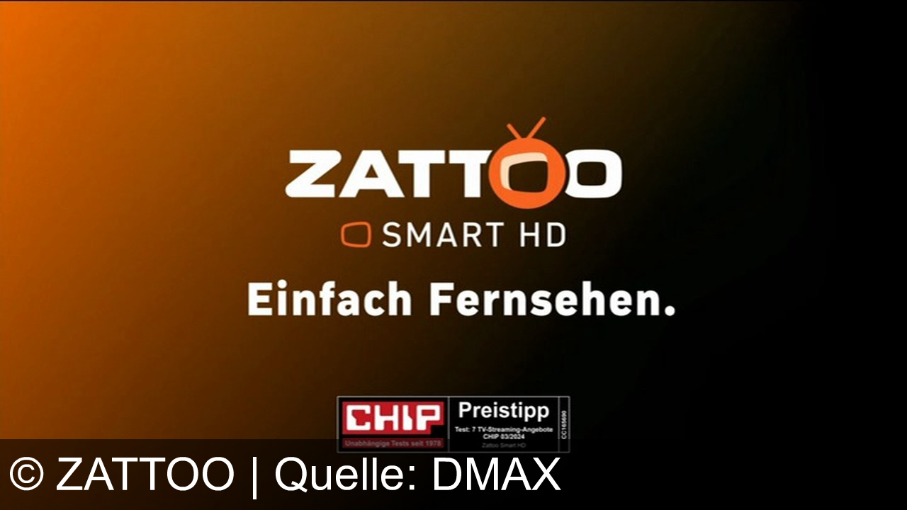 TV Werbung zattoo - Über 200 TV-Sender in HD, flexibel zuhause streamen – Zattoo Smart HD, mehrfach ausgezeichnet von CHIP. Jetzt kostenlos testen, einfach fernsehen für nur 6,99 €/mtl!