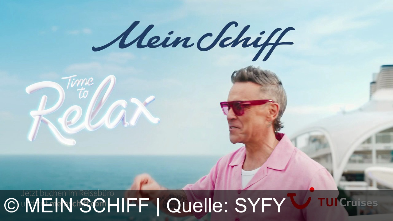 TV Werbung mein schiff - Robbie Williams wirbt für MeinSchiff: "Hey, I'm Robbie Williams and now it's showtime for the new Mindshift Relax. Ladies and gentlemen, it's showtime. Time to relax." Erlebe Entspannung pur mit Mein Schiff und Robbie Williams: Zeit zum Wohlfühlen, Zeit zum Genießen. Jetzt buchen und Showtime auf dem Meer erleben!