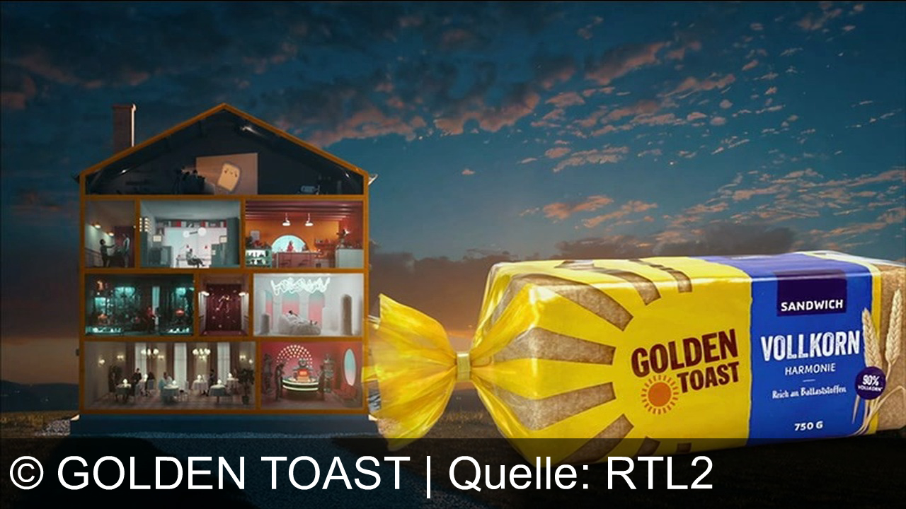 TV Werbung golden toast - Willkommen im Haus des Toasts! Mit Golden Toast die kreative Vielfalt entdecken – für Präzise und Experimentierfreudige. Schmeckt allen gut!
Für die Präzisen und die Experimentierfreudigen. Golden Toast schmeckt allen gut.