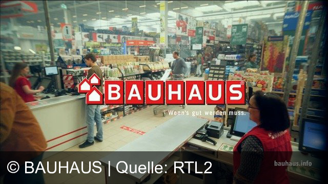 TV Werbung bauhaus - Mit der Bauhaus-App finden Sie schnell, was Sie brauchen und sparen dabei. Jetzt herunterladen. Bauhaus - wenn es gut werden muss.