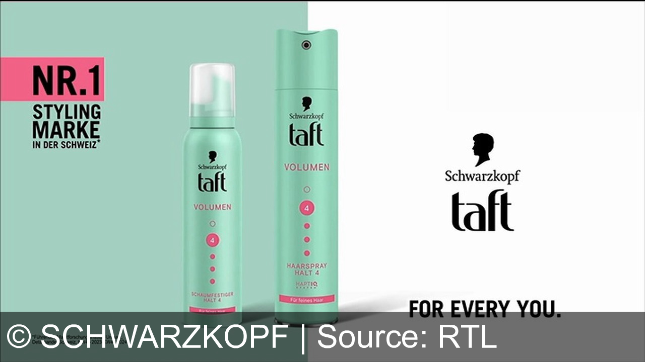 TV Werbung schwarzkopf - Mein Hairstyle ist Teil meiner Persönlichkeit und er wird ziemlich gefordert. Schwarzkopf Taft Volumen, jetzt mit schützendem Haptic System, stärkt die Haarstruktur. Für langanhaltenden Halt und Volumen. Schwarzkopf Taft Volumen. For every you.