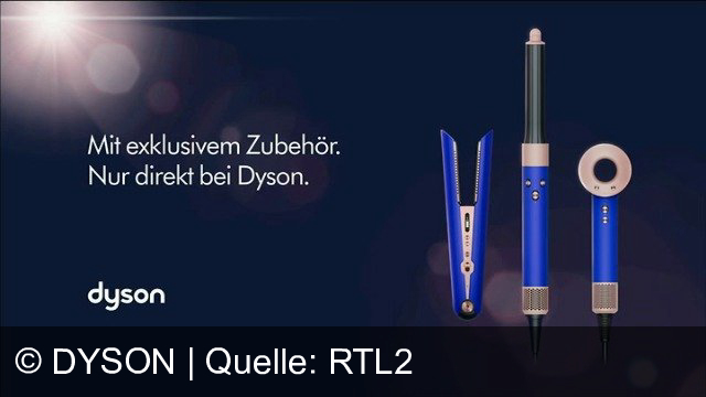 TV Werbung dyson - Mit der patentierten Technologie von Dyson kreieren Sie den perfekten Look. Trocknen und stylen Sie Ihr Haar ohne extreme Hitze. Ideal für unterwegs und als Geschenk in der Blue Blush Edition.