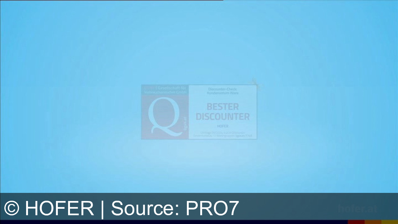 TV Werbung hofer - Hofer bietet bis zu 70% Rabatt auf ausgewählte Non-Food-Artikel im Restposten-Sonderverkauf. Nur solange der Vorrat reicht. Weitere Infos auf hofer.at.