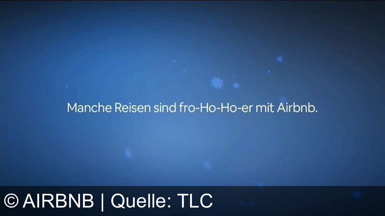 TV Werbung airbnb - Der Weihnachtsmann kämpft in einem Hotel mit Hindernissen, bis er ein gemütliches Zuhause auf Airbnb findet. Mit Plätzchen, Schmuck und Kamin wird es zum perfekten Weihnachtsmanntraum.