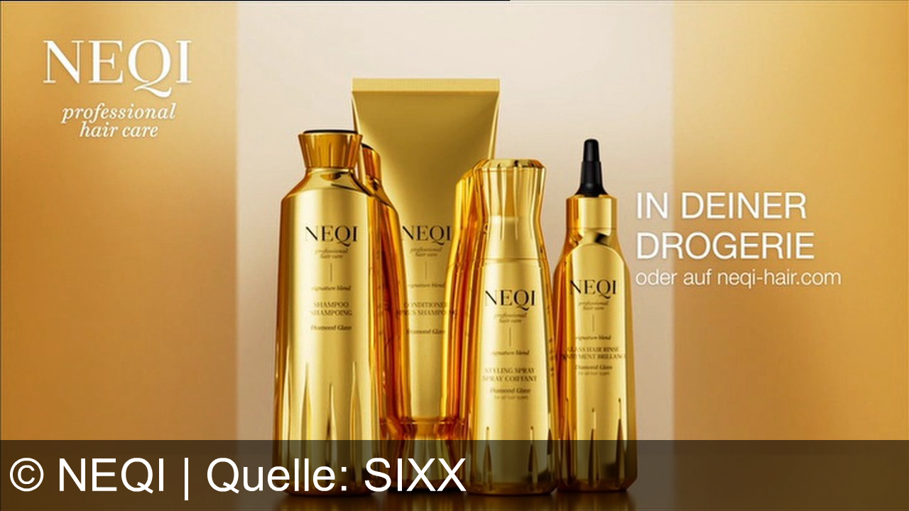 TV Werbung neqi - NEQI Diamond Glass: Bis zu 90% mehr Glanz, Hitzeschutz bis 230°C und Anti-Frizz-Technologie für ein echtes Glanzstatement. Jetzt in der Drogerie.