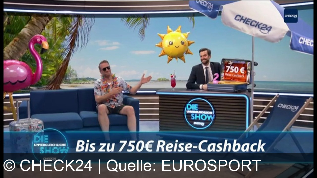TV Werbung check24 - CHECK24 – dein Urlaubsparadies: Bis zu 750 € Reise-Cashback für Sonne, Strand und Traumurlaub. Jetzt App gratis laden und Urlaubsshow erleben!
So muss Urlaub sein. Sonne, Strand, paradiesisch. Apropos Urlaubsparadies. Ist dir schon mal aufgefallen, da steht eigentlich Urlaubsparadies? Und Check24 ist das Urlaubsparadies. Denn jetzt gibts bis zu 750 Euro Reisecashback. Jetzt beim Urlaubssparen auf Check24.
