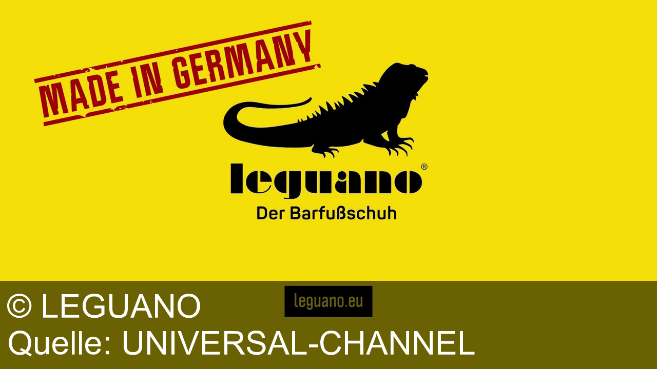 TV Werbung leguano - Leguano Barfußschuhe, gefertigt in Deutschland. Entdecken Sie mehr auf leguano.eu.