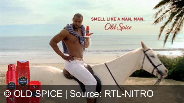 TV Werbung old spice - smell like a man, man.