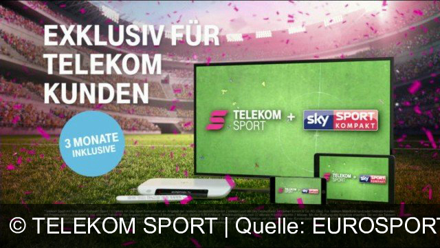 TV Werbung telekom sport - telekom sport + sky sport kompakt, exklusiv für telekom kunden, 3 monate inklusive