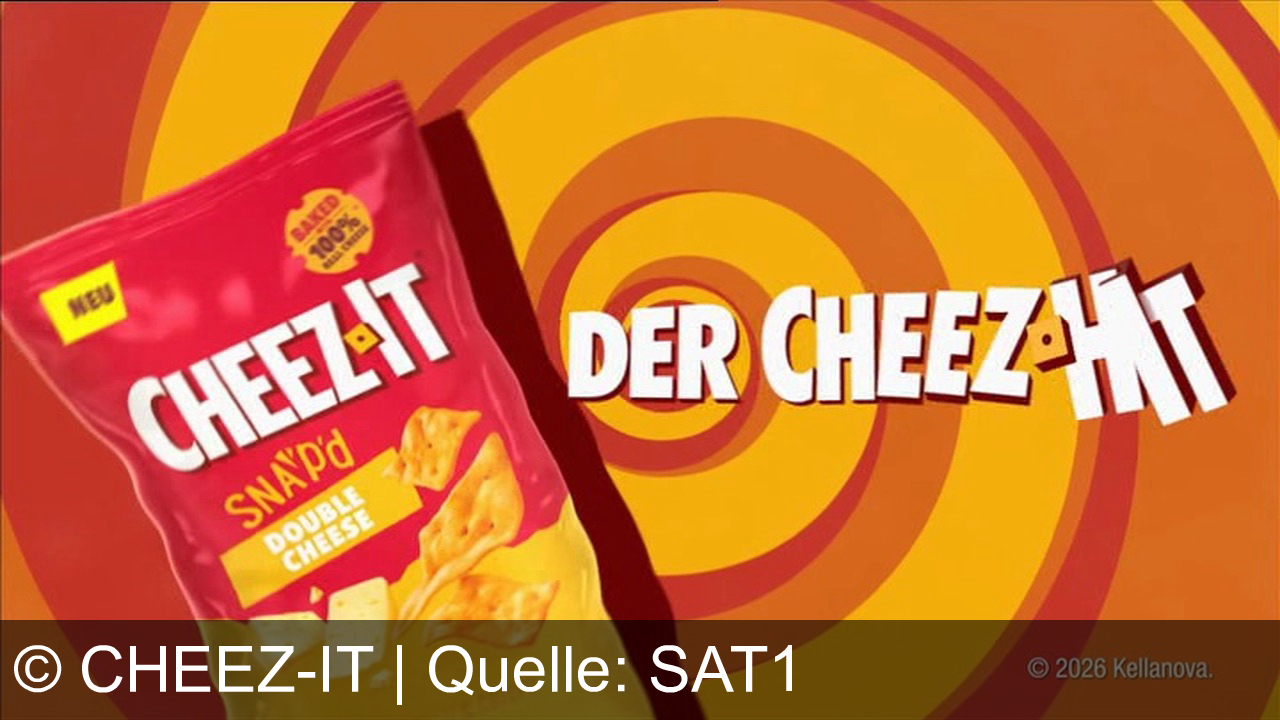 TV Werbung cheez-it - Cheez-It SNA'P’d – Gebacken mit 100% echtem Käse. Doppelter Cheese-Genuss, vielseitig genießen – der Snack von Kellanova für jede Gelegenheit!