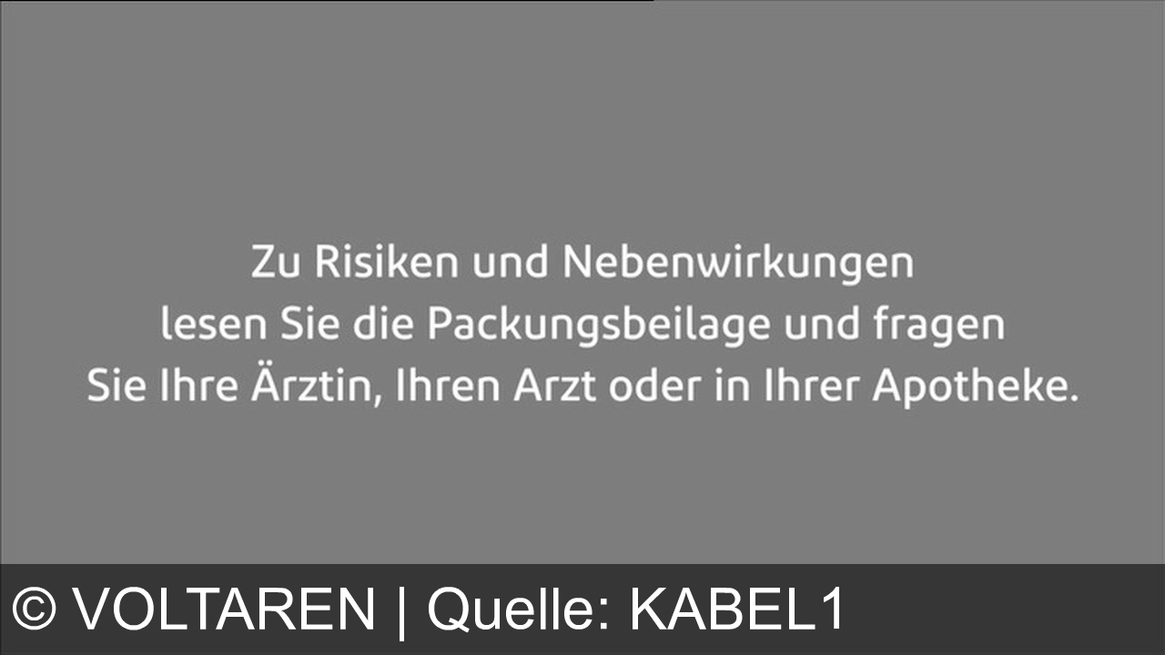 TV Werbung voltaren - Kennst du dieses Lächeln? Lass uns bei Schmerzen helfen. Mit Voltaren Schmerzgel Forte. Mach keine Kompromisse. Wähle die Nummer 1. Für gezielte Schmerzlinderung bis zu 12 Stunden. Voltaren. Wieder Freude an Bewegung. Zu Risiken und Nebenwirkungen lesen Sie die Packungsbeilage und fragen Sie Ihre Ärztin, Ihren Arzt oder in Ihrer Apotheke.