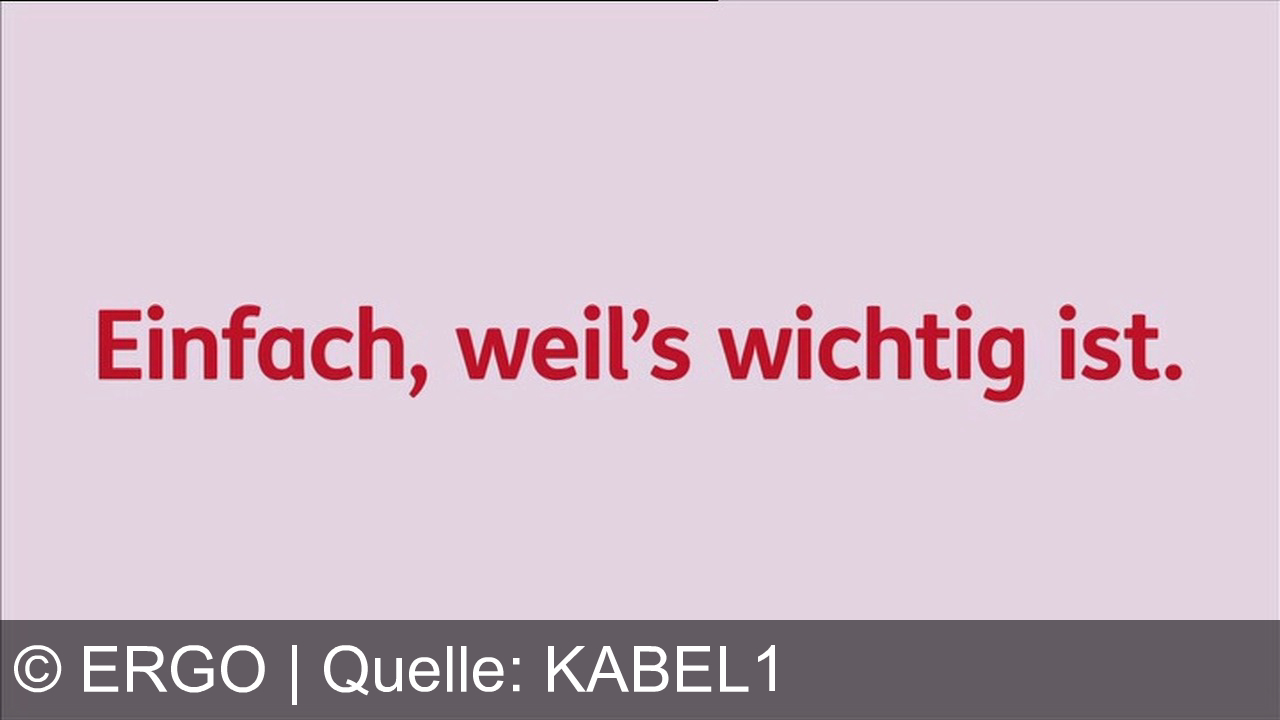 TV Werbung ergo - Mit ERGO wird Versichern einfach – egal ob im Büro oder zuhause. Fürs Leben, das manchmal kompliziert ist. Einfach, weil’s wichtig ist.
