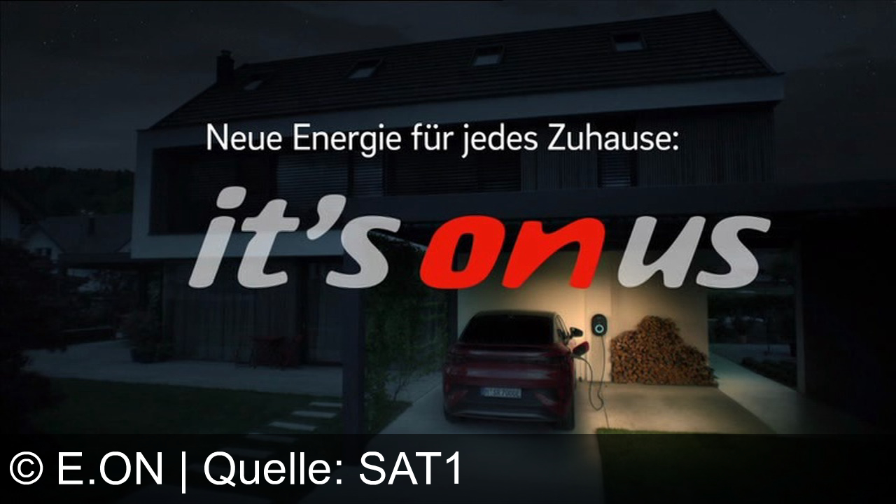 TV Werbung e.on - Wie kann ich Auto und Konto gleichzeitig laden? Im Schlaf. Mit dem neuen E.ON Home & Drive Tarif und Nachtladebonus. It's on us. E.ON – Neue Energie für jedes Zuhause.
