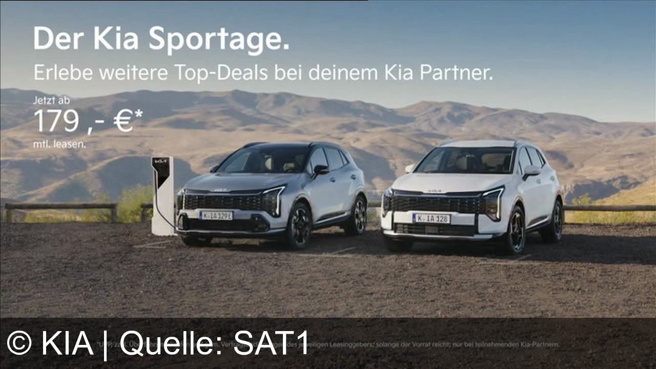 TV Werbung kia - Platz für alles, was Familie ausmacht. Der Kia Sportage – jetzt ab 179 Euro monatlich leasen.