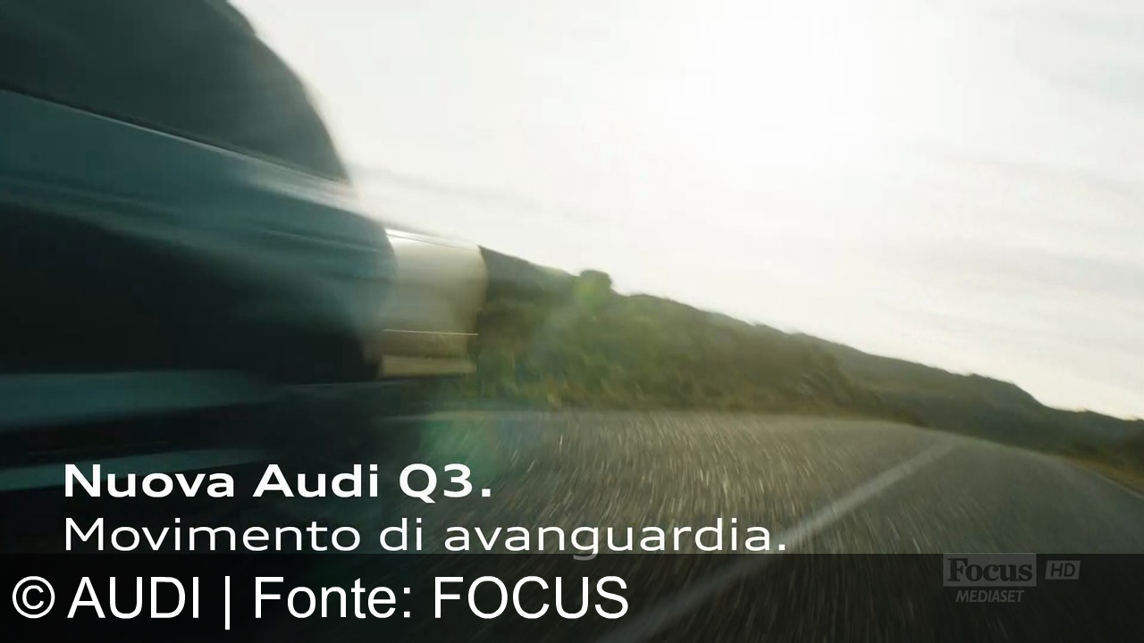 TV Werbung audi - Nuova Audi Q3: scopri il movimento di avanguardia. Tecnologia, emozione e stile senza limiti. Audi, all'avanguardia della tecnica.