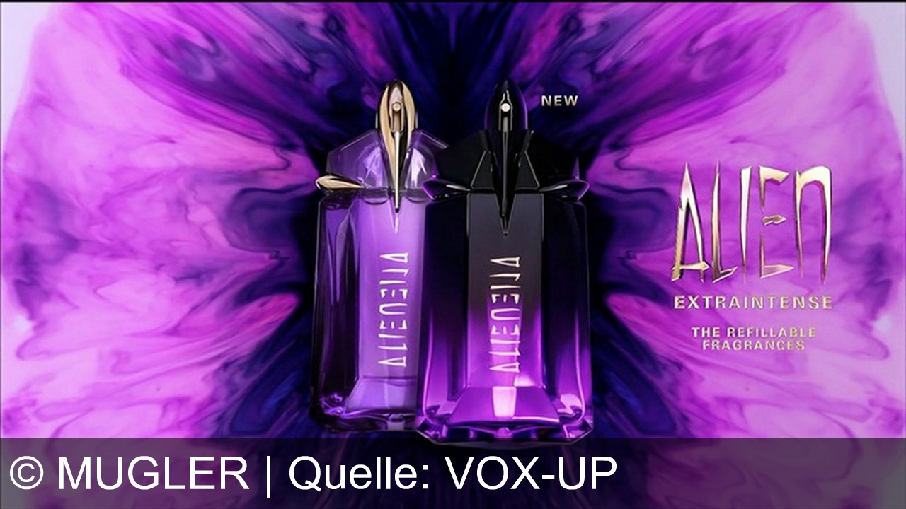 TV Werbung mugler - Entdecke Alien Extraintense: Das nachfüllbare Parfum für das Außergewöhnliche. Fühle das Außergewöhnliche. Nachfüllbar.