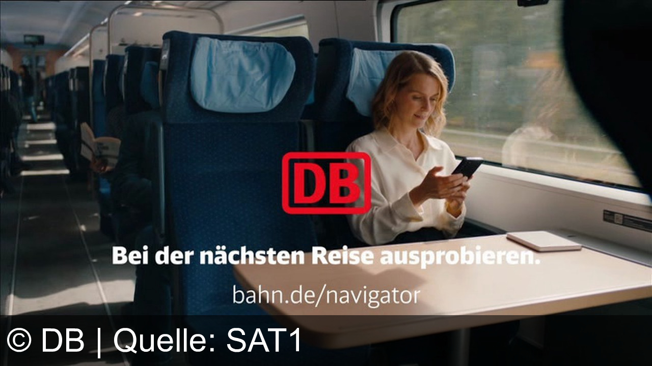 TV Werbung db - Der Werbespot bewirbt die App DB Navigator, die Echtzeit-Reiseinfos bietet, im Gegensatz zum klassischen Reiseplan. Vor der nächsten Fahrt ausprobieren und mehr Infos unter bahn.de/navigator erhalten.