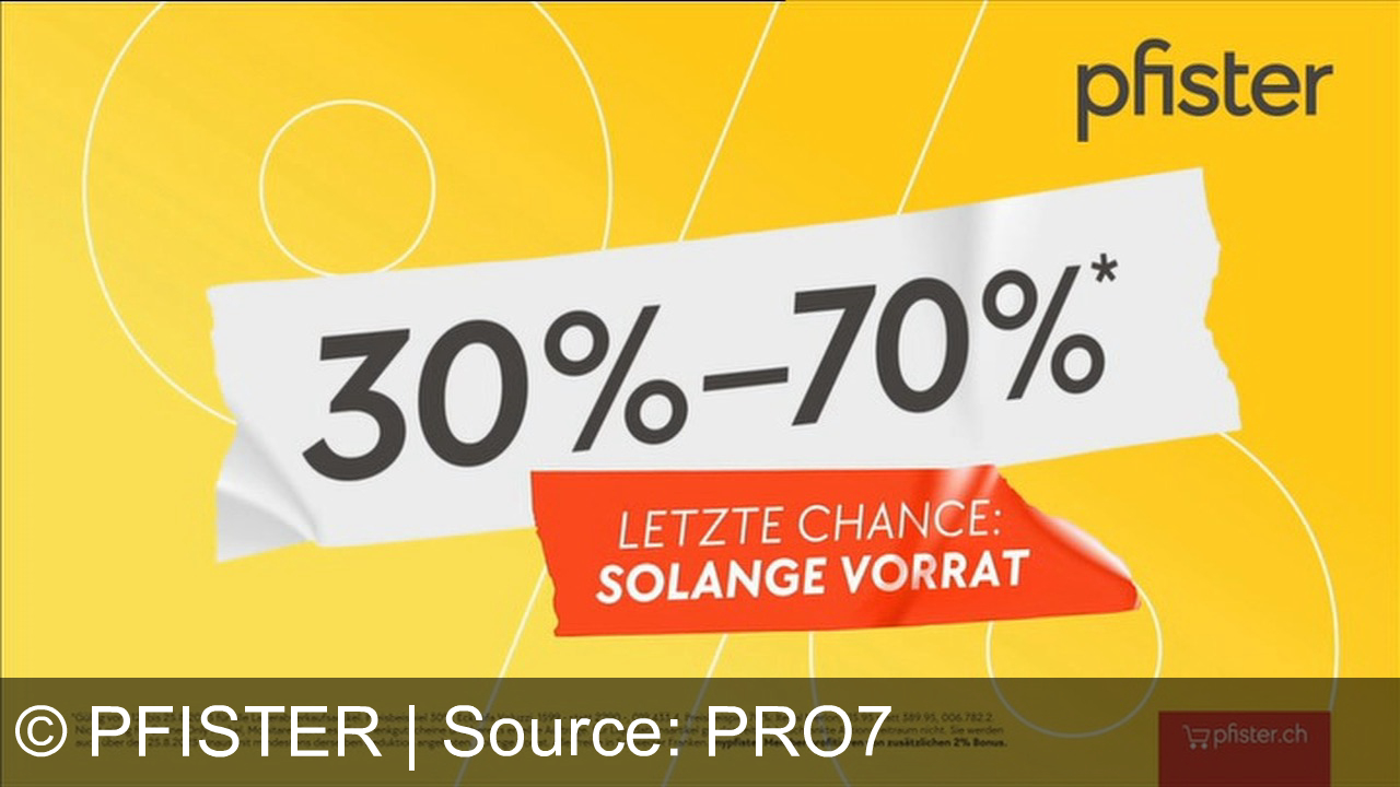 TV Werbung pfister - Es wird weiter Möbel-gerappt: Pfister Lagerabverkauf: Stühle, Betten, Sessel und mehr – jetzt 30-70% Rabatt sichern! Nur solange Vorrat, nur bei Pfister.