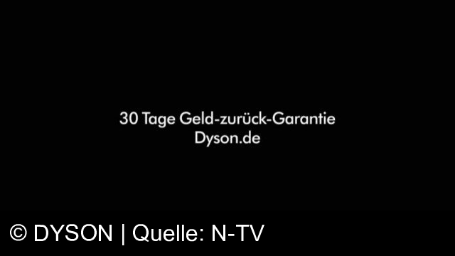 TV Werbung dyson - dyson, 30 tage  geld zurück garantie