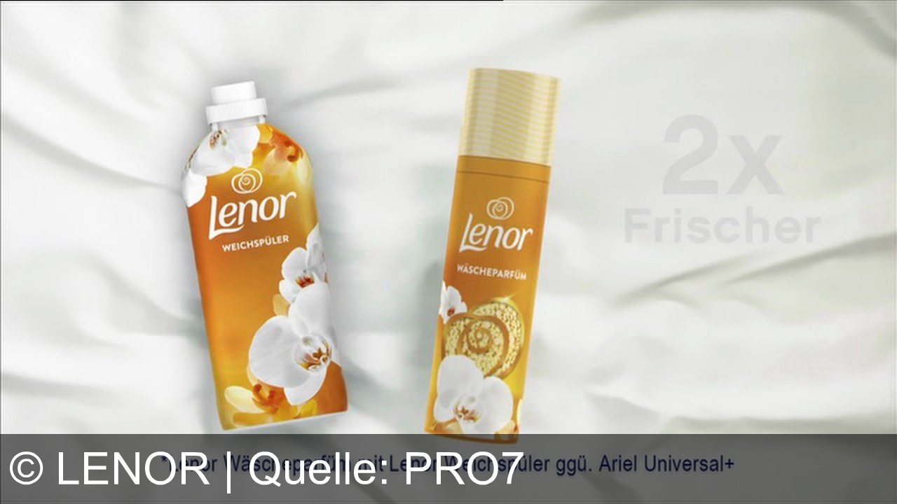 TV Werbung lenor - Kann frisch gewaschene Bettwäsche noch frischer riechen? Unmöglich! Finden wir es heraus! Das Lenoir Dream Team im Test! Oh wow, das ist ja wirklich frischer! Mega frisch! Das Dream Team für doppelte Frische selbst nach einem Monat im Schrank. Nutze Lenoir Weichspüler und Lenoir Wäscheparfüm für eine unglaubliche Frische. Das muss ich probieren. Kann ich die behalten? Das Lenoir Dream Team für doppelte Frische selbst nach einem Monat im Schrank.