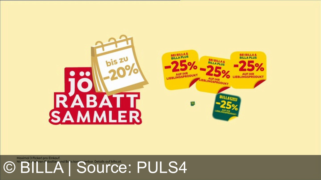 TV Werbung billa - Spare extrem bei BILLA und BILLA Plus! 25% Rabatt auf Biere, frisches Geflügel und Vegavita. Nutze die Extremwochen und sichere dir deine Lieblingsprodukte günstiger. Details auf billa.at.