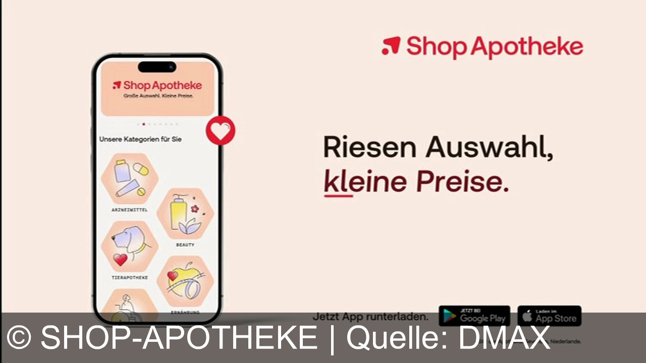 TV Werbung shop-apotheke - Shop Apotheke: Riesenauswahl an Nasenspray bis Zeckenzange zu kleinen Preisen.