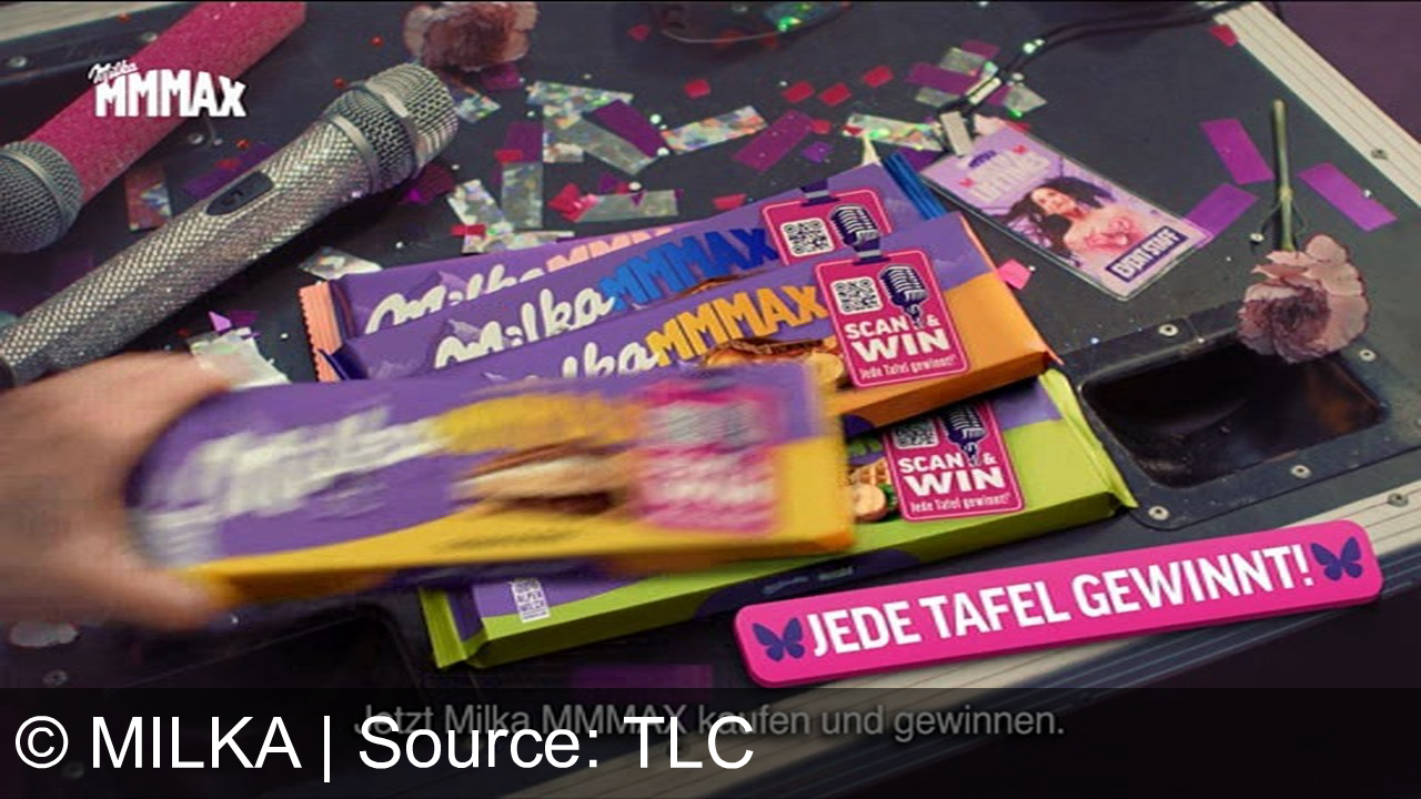 TV Werbung milka - Erlebe den maximalen Genuss mit Milka MMMax – jede Tafel ein Gewinn! Schicht für Schicht pure Freude, dein Moment mit Milka.