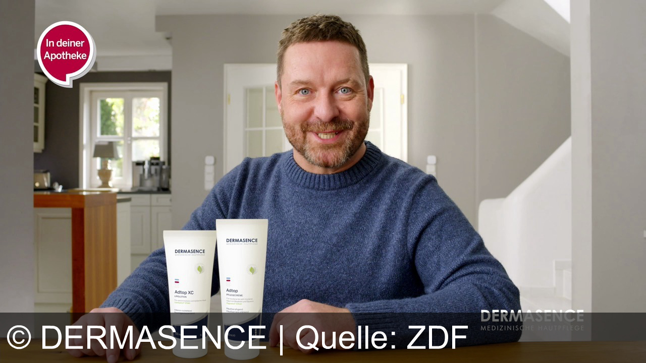 TV Werbung dermasence - Atop und Atop XC von Dermasence: Für geschmeidig-glatte Haut mit Lipohydrol-Effekt. In deiner Apotheke.