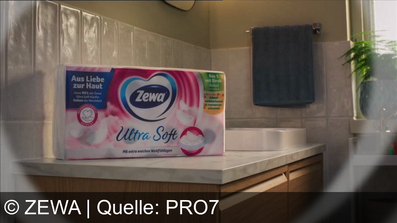 TV Werbung zewa - Zewa Ultra Soft: Erlebe das magische Gefühl von Wolken mit extra weichen Wohlfühllagen. Deine Haut wird es lieben. Zewa, ein gutes Gefühl.