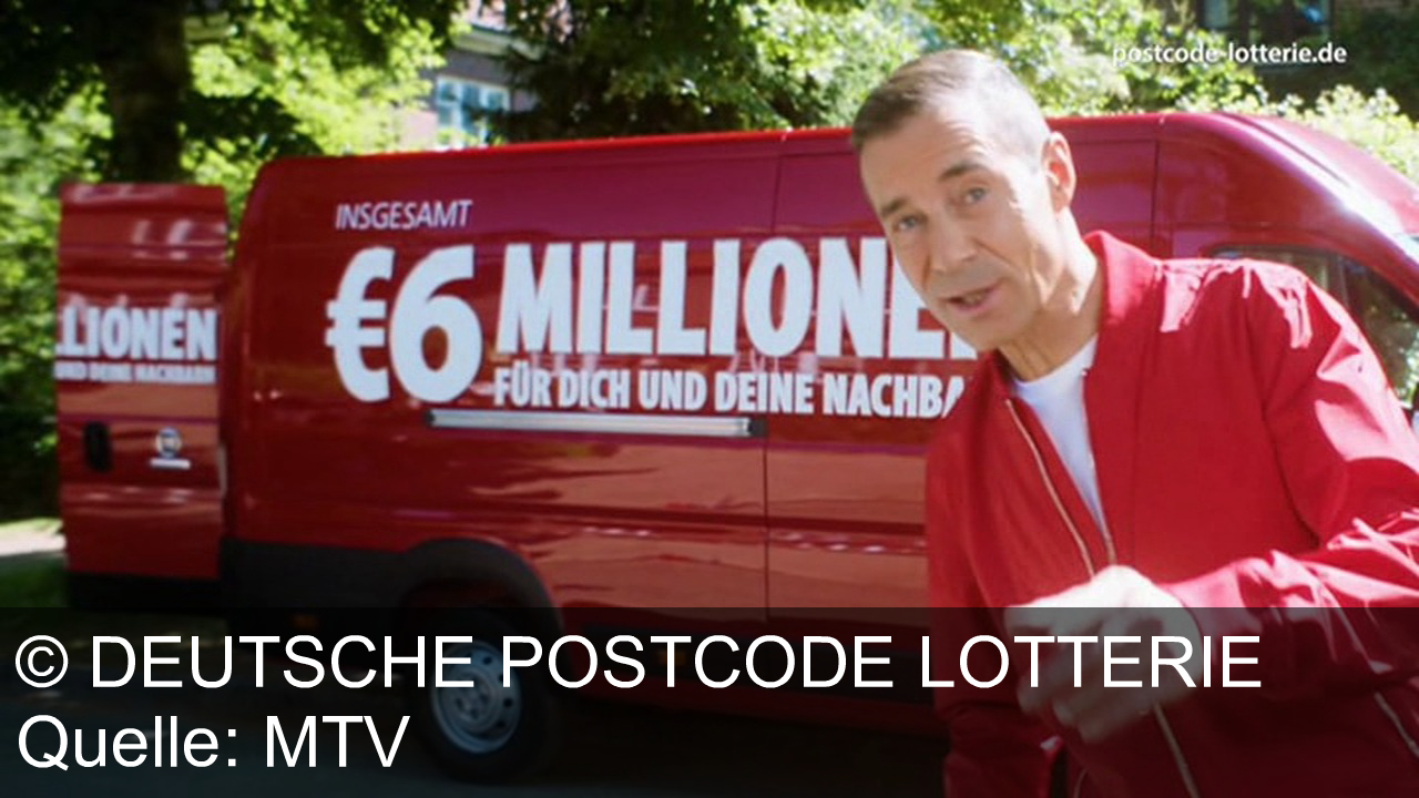 TV Werbung deutsche postcode lotterie - Die Deutsche Postcode-Lotterie bietet täglich Gewinne, mit 6 Millionen Euro für ganze Nachbarschaften. Anmeldung bis 27. September unter 0800 7777 4 oder postcodelotterie.de. Mitmachen lohnt sich!