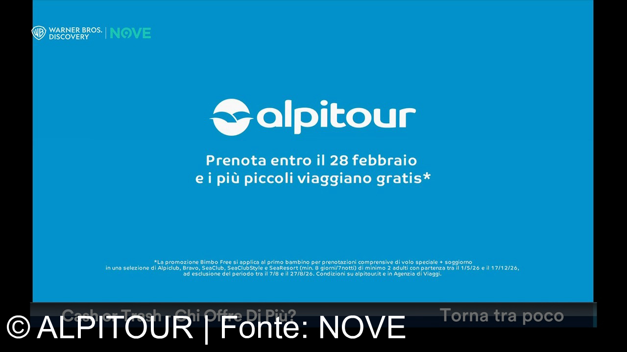 TV Werbung alpitour - Scopri la magia dei Villaggi Alpitour, Alpiclub, Bravo, SeaClub e SeaResort: relax per te, divertimento per i piccoli che viaggiano gratis! Prenota entro il 28/2 su alpitour.it!