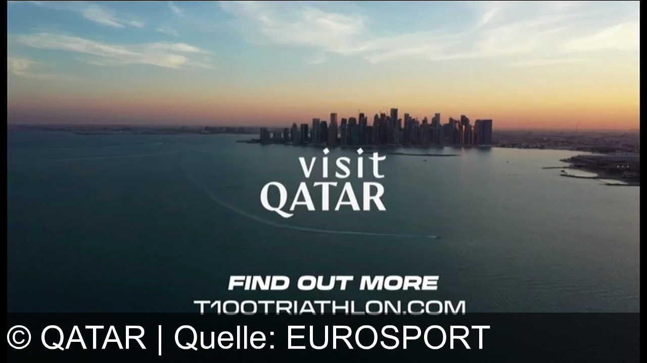 TV Werbung qatar - Erlebe den T100 Triathlon Lusail in Katar – atemberaubende Landschaften, weltberühmte Profis, Geschichte und Ruhm. Besuche Qatar und werde Teil des Triathlon-Highlights!