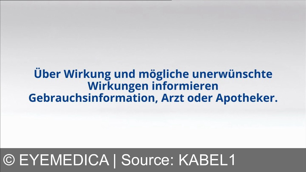 TV Werbung eyemedica - iMedica: Schnelle Linderung für gereizte Augen mit Dexpanthenol. Schützen Sie Ihre Augen vor klimatisierter Luft und Schadstoffen. Fragen Sie Ihren Arzt oder Apotheker.