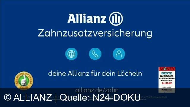 TV Werbung allianz - Die Allianz Private Krankenversicherung bietet die beste Zahnzusatzversicherung ab 12,94 Euro im Monat, inklusive Zahnreinigung und Bleaching. Jetzt auf allianz.de, telefonisch oder beim Experten abschließen.