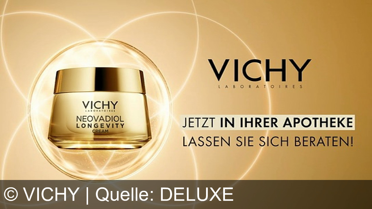 TV Werbung vichy - Vichy Neovadiol Longevity Creme – sichtbares Volumen für reife Haut. Mit innovativer Long-Visia-Technologie. Jetzt in Ihrer Apotheke entdecken und beraten lassen!