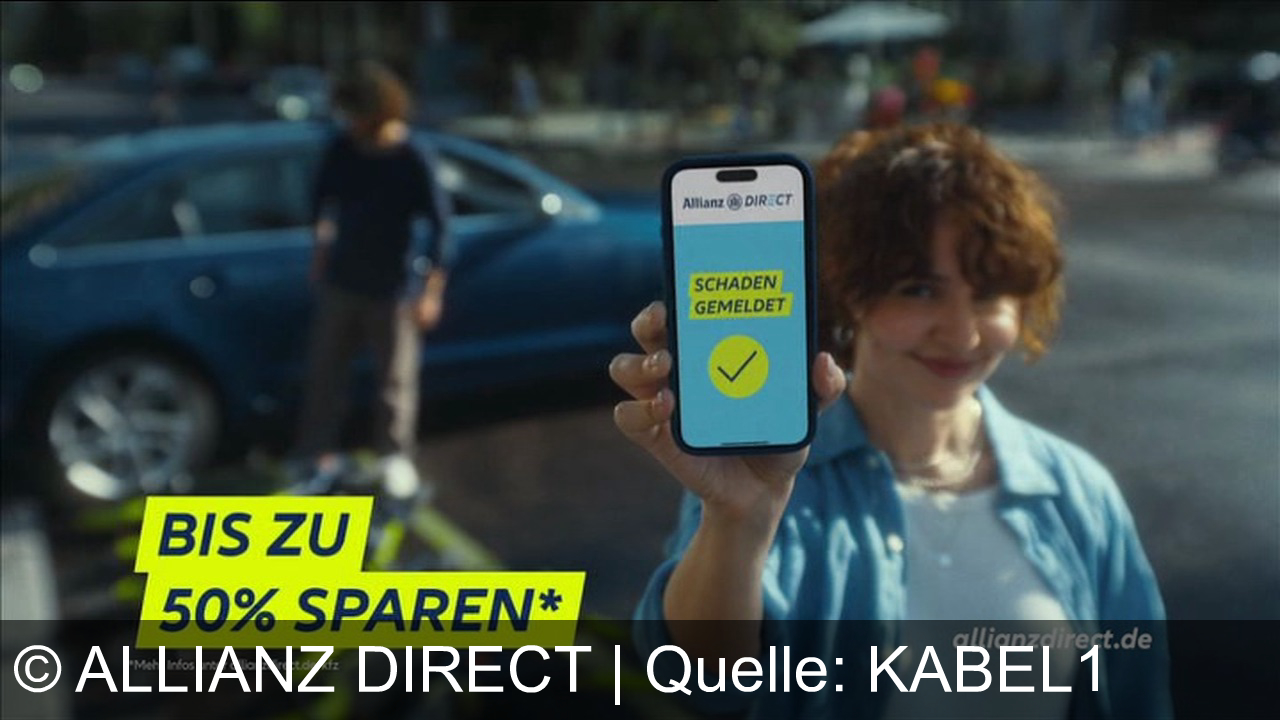 TV Werbung allianz direct - Ganz entspannt in das erste Missgeschick, aber gut versichert. Direkt ein sicheres Gefühl mit Allianz Direct: Kfz-Versicherung zum Direktpreis, jetzt bis zu 50% sparen!