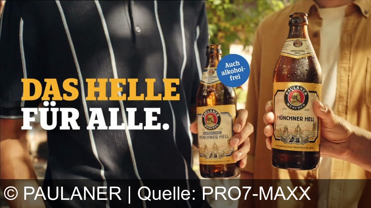 TV Werbung paulaner - Paulaner Münchner Hell – das Helle für alle. Vom Nebeneinander zum Miteinander genießen, auch alkoholfrei.