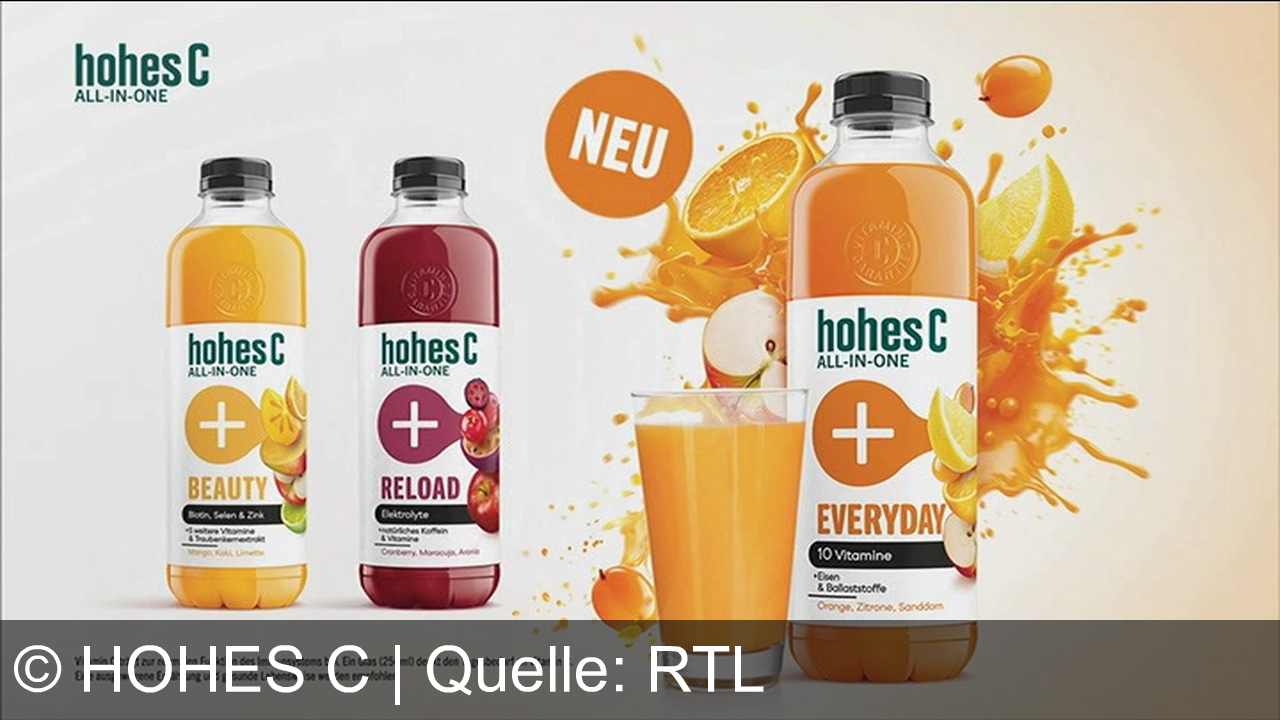 TV Werbung hohes c - Starte deinen Tag mit Hohes C All-in-One Everyday: 10 Vitamine, Eisen und Ballaststoffe in einem Glas. Ein Glas und der Tag gehört dir! Jetzt neu für dein Immunsystem und Wohlbefinden.