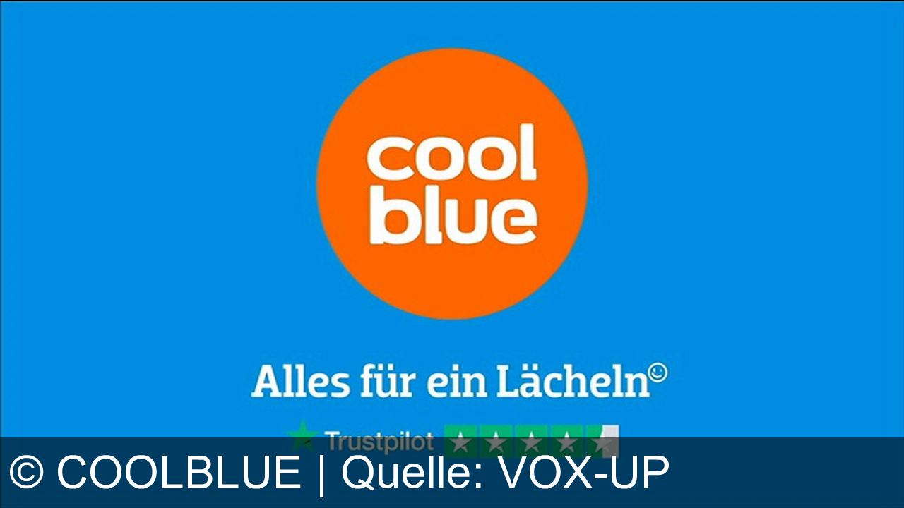 TV Werbung coolblue - Coolblue: Heute bestellt, morgen geliefert – Waschmaschinen mit bis zu 40% Rabatt, inklusive Installation. Alles für ein Lächeln. Trustpilot 4,5 Sterne.