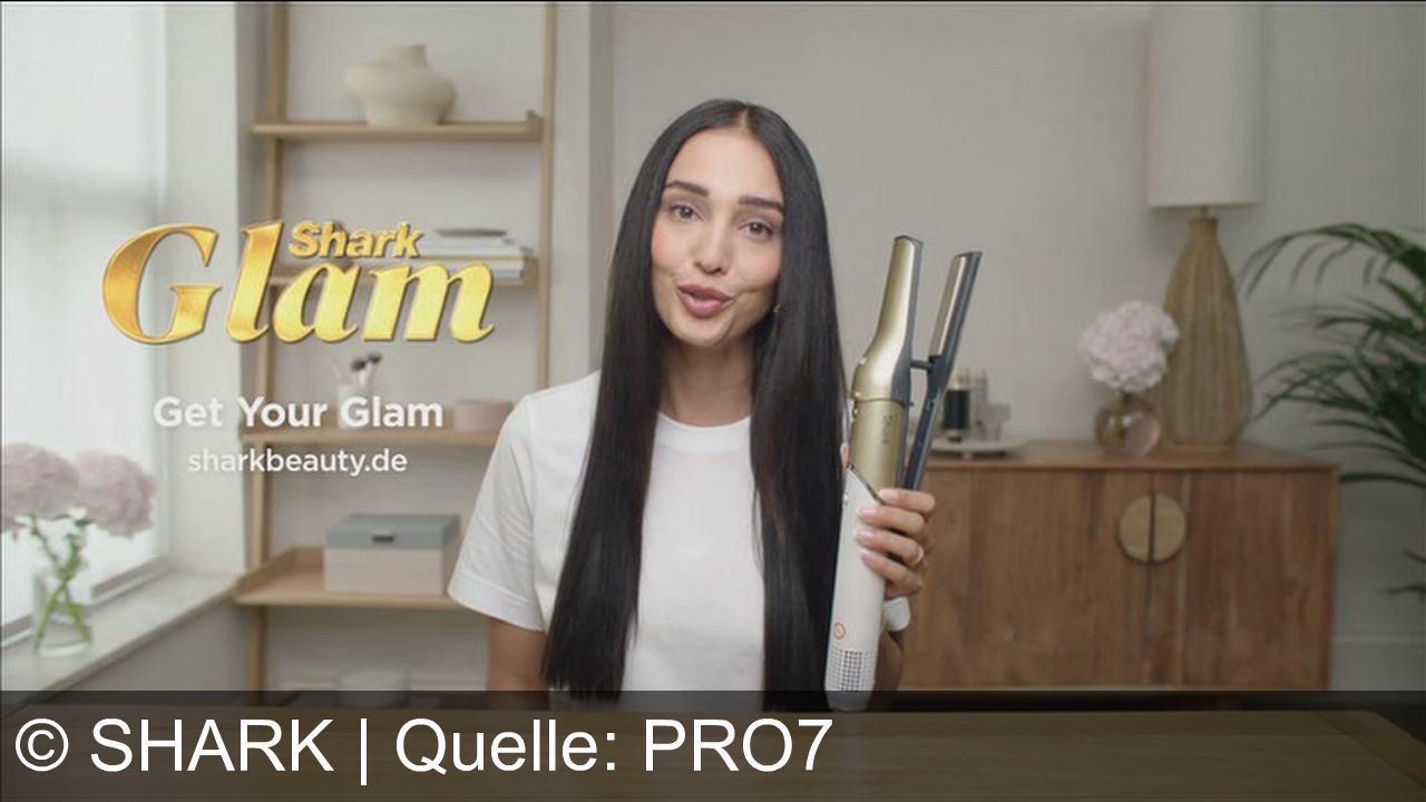 TV Werbung shark - Shark Beauty präsentiert: Char Glam – der Styler für alle Haartypen. Trocknen, glätten, locken, volles Styling ohne Hitzeschäden. Get Your Glam auf sharkbeauty.de!