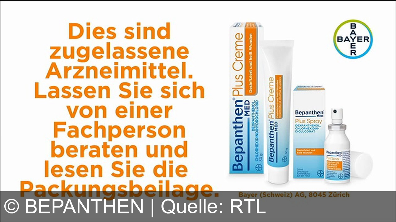TV Werbung bepanthen - Bepanthen Plus MED: Kleine Wunden, große Abenteuer. Desinfiziert und heilt – für unbeschwerte Naturmomente mit der Familie.