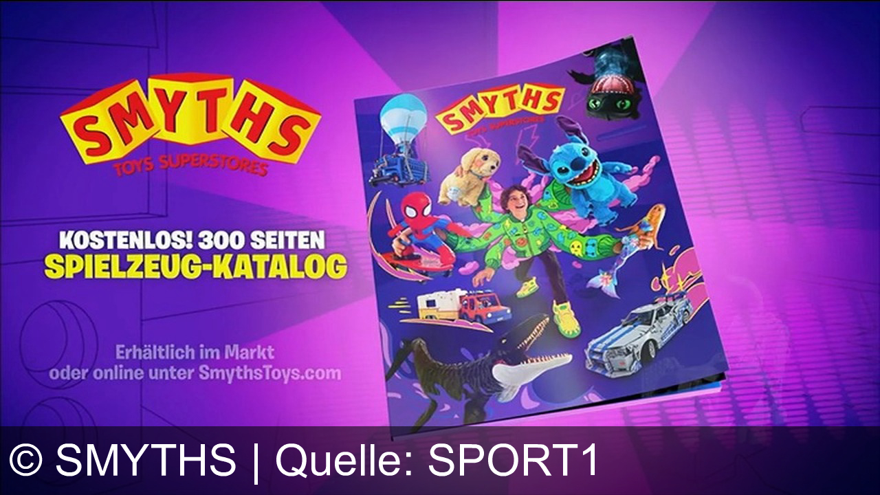 TV Werbung smyths - Entdecke bei Smyths Toys Superstores Helden wie Spiderman, Stitch und coole LEGO-Welten! Jetzt kostenlosen 300-seitigen Spielzeug-Katalog im Markt oder online sichern!