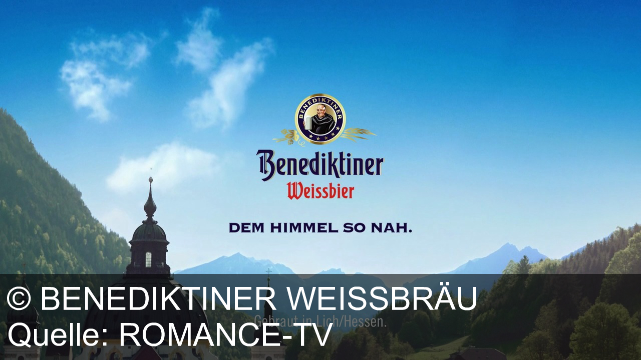 TV Werbung benediktiner weißbräu - Sorgfalt und sich Zeit nehmen für das Gute. Gebraut nach benediktinischer Originalrezeptur. Benediktiner Weißbier. Dem Himmel so nah.