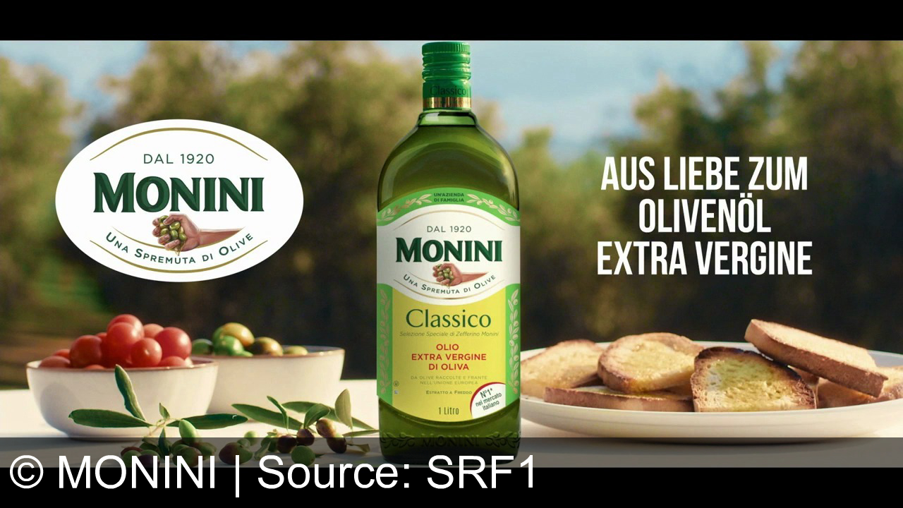 TV Werbung monini - Monini Olivenöl – Seit 1920 aus Liebe zum Extra Vergine. Veredelt jedes Gericht, inspiriert gemeinsame Momente. Qualität von Seferino Monini, die das Beste aus Oliven herausholt. Monini – pure Leidenschaft.