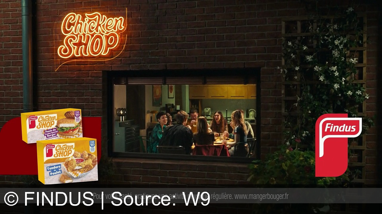 TV Werbung findus - Passez en mode Chicken Shop de Findus : des tenders de poulet 100 % filet, 100 % croustillants, pour transformer chaque soir en vraie soirée !