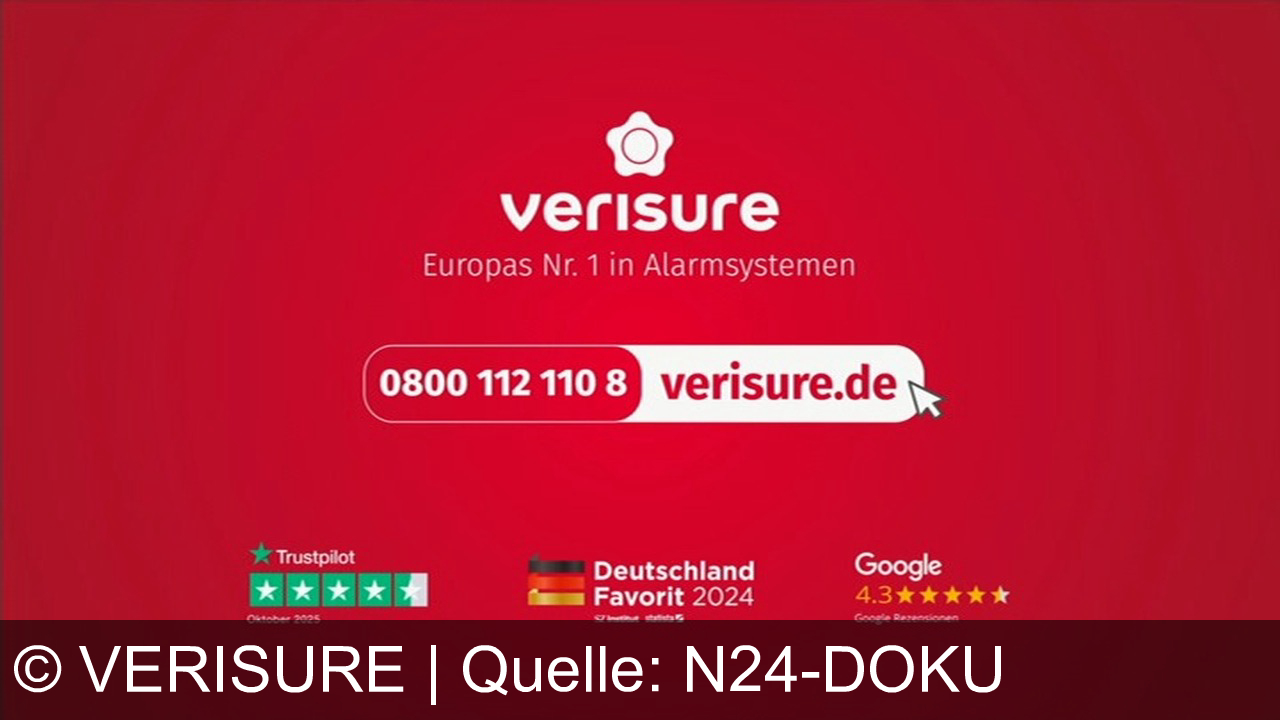 TV Werbung verisure - Verisure – Europas Nr. 1 in Alarmsystemen. 24/7-Schutz, Polizei-Alarm in Sekundenschnelle. Jetzt kostenlosen Sicherheitscheck auf verisure.de sichern!