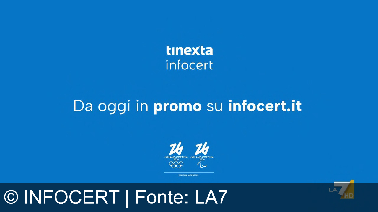 TV Werbung infocert - Attiva PEC, fatturazione elettronica e firma digitale in pochi minuti su Tinexta InfoCert, Official Supporter Milano Cortina 2026. Da oggi in promo su infocert.it!