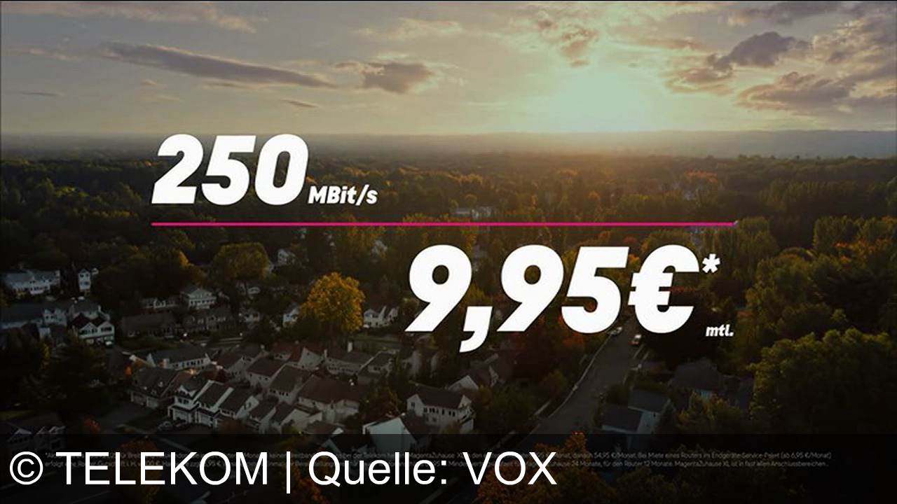 TV Werbung telekom - Entdecke das Gefühl von Zuhause mit T-Mobile: Verbinde dich jetzt mit dem besten Netz Deutschlands für nur 9,95 €/Monat und genieße 250 MBit/s. Vertraue auf das Netz, das immer für dich da ist.
